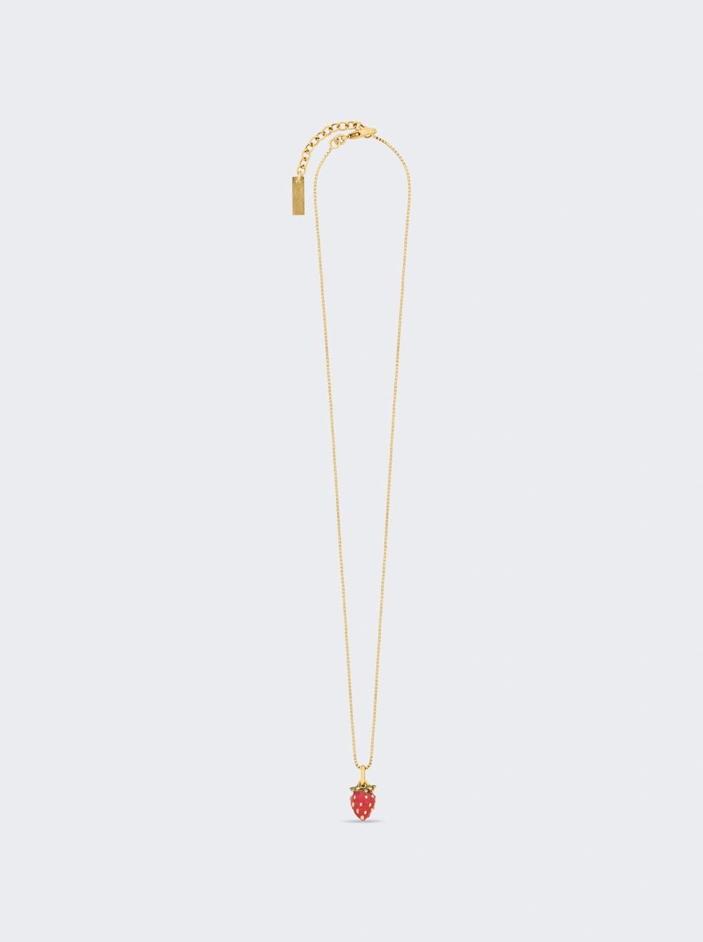 Strawberry Necklace Red  | The Webster by SAINT LAURENT
