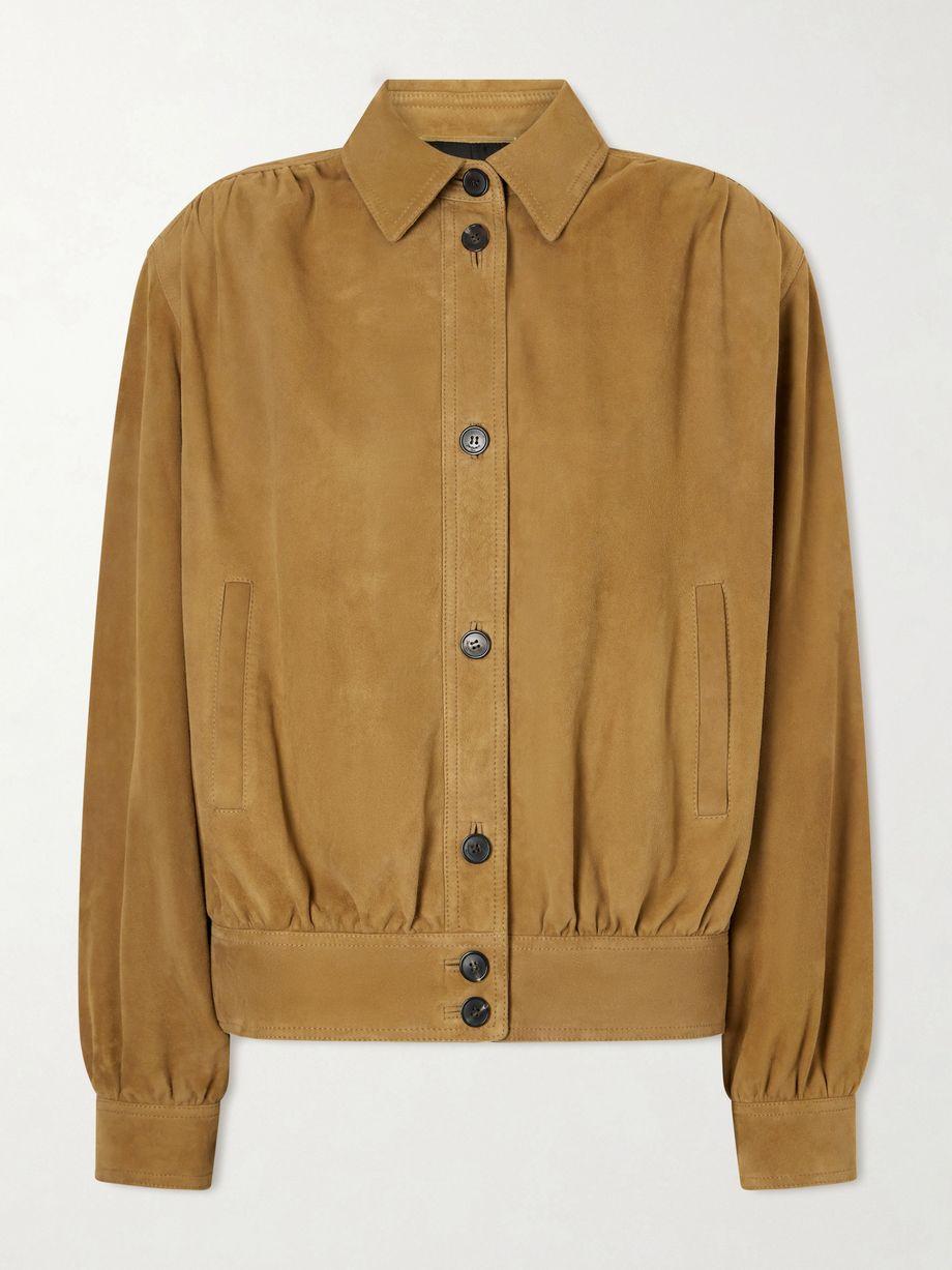 Suede blouson jacket by SAINT LAURENT