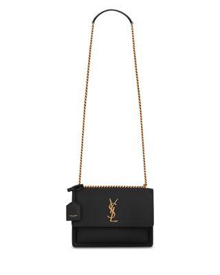 Sunset Medium Crossbody Bag In Smooth Leather by SAINT LAURENT