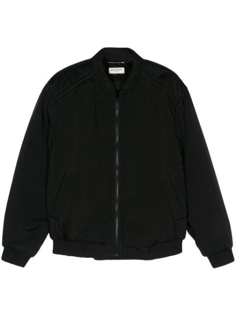 Teddy padded bomber jacket by SAINT LAURENT