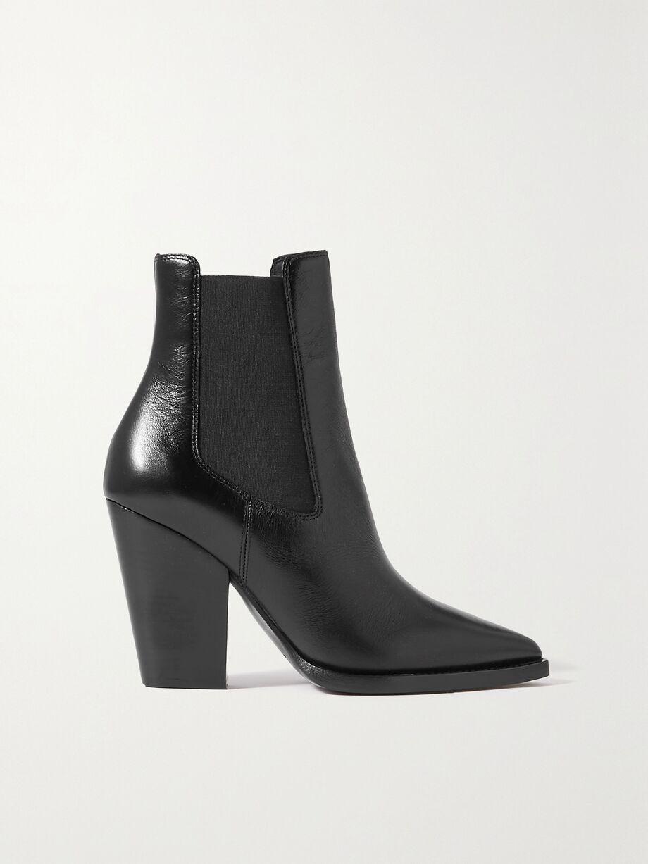 Theo leather ankle boots by SAINT LAURENT