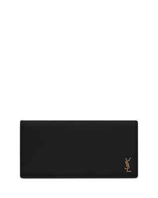 Tiny Cassandre Flat Wallet by SAINT LAURENT