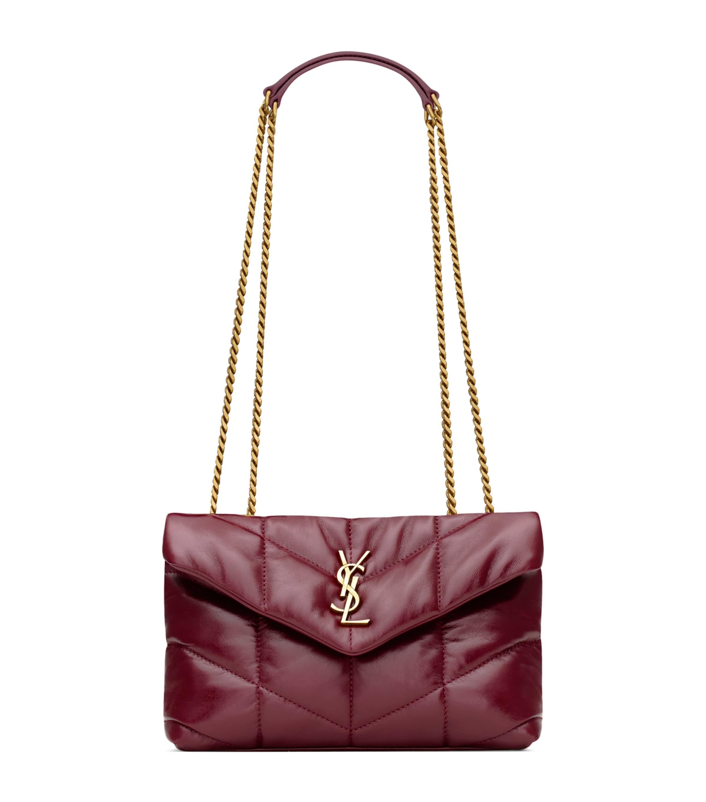 Toy Leather Puffer Shoulder Bag by SAINT LAURENT