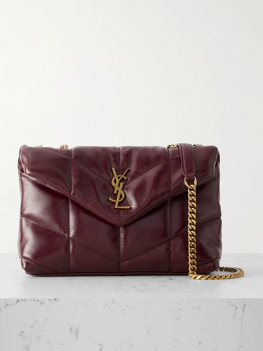 Toy Puffer matelassé leather shoulder bag by SAINT LAURENT