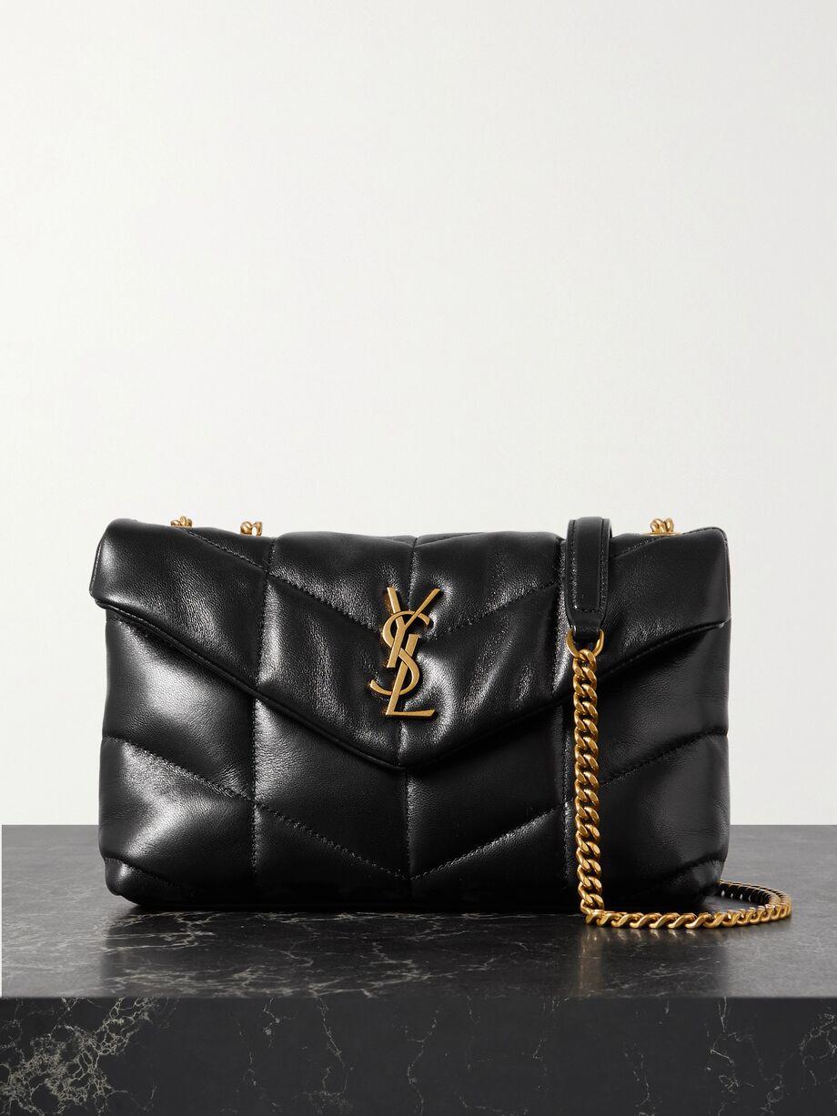 Toy Puffer mini matelassé leather shoulder bag by SAINT LAURENT