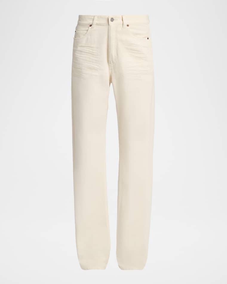 V-Waist Baggy Straight-Leg Jeans by SAINT LAURENT