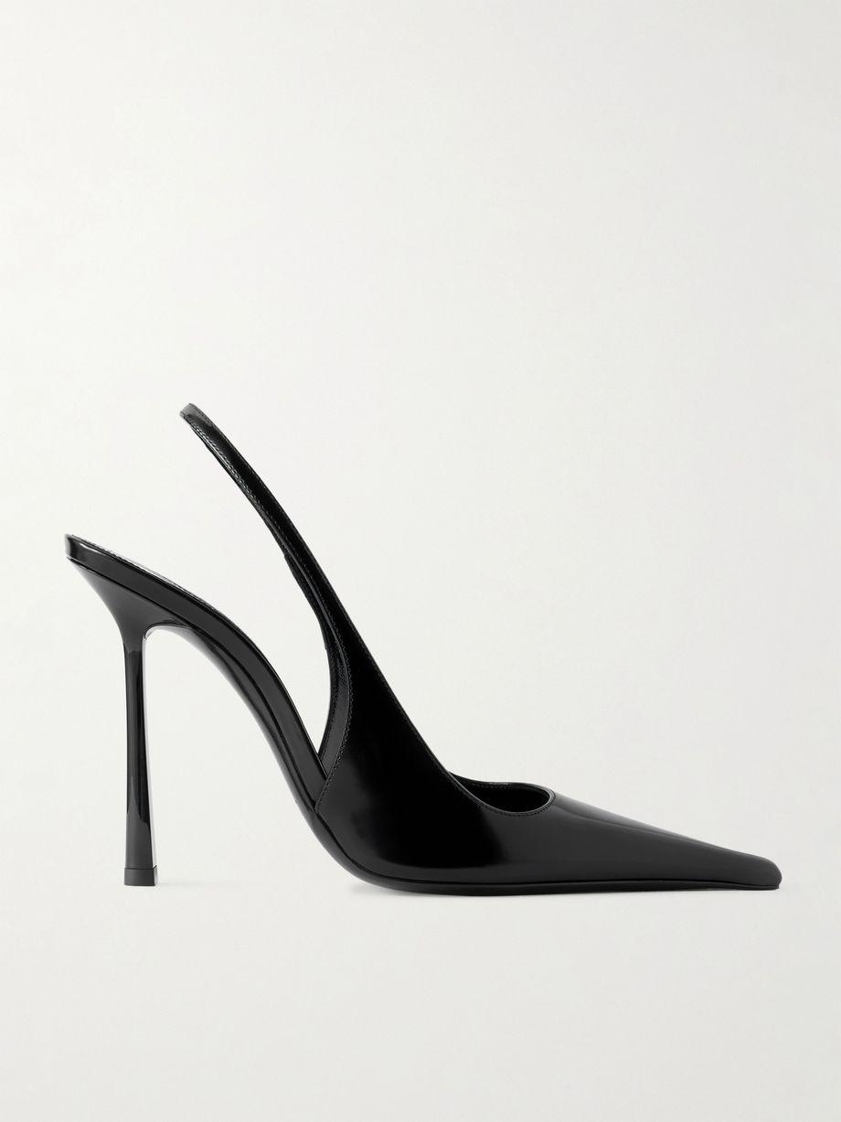 Vendôme glossed-leather slingback pumps by SAINT LAURENT