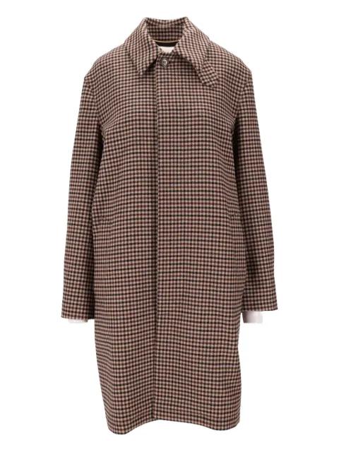 Vichy checked coat by SAINT LAURENT