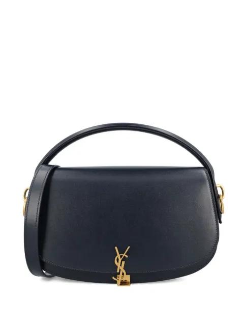Voltaire in Box curved-handle leather shoulder bag by SAINT LAURENT