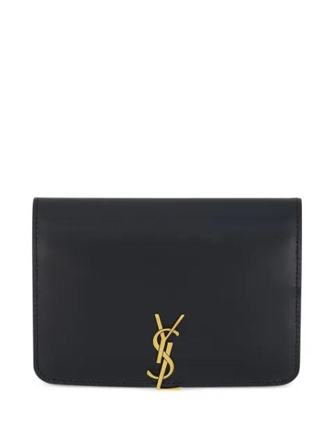 Voltaire leather passport holder by SAINT LAURENT