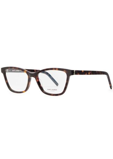 Wayfarer-style optical glasses by SAINT LAURENT