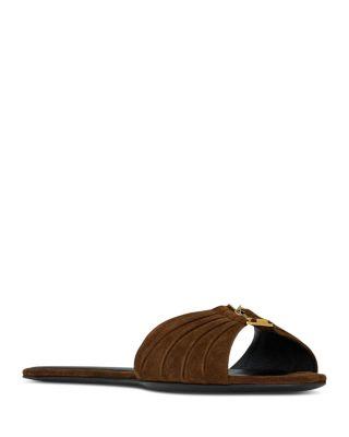 Women's Babylone Slides by SAINT LAURENT
