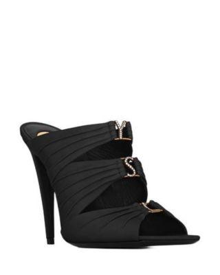 Women's Emilie Mules by SAINT LAURENT