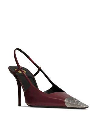 Women's Jeanne Slingback Pumps by SAINT LAURENT