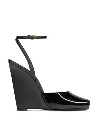 Women's La Scandale Wedge Sandals by SAINT LAURENT