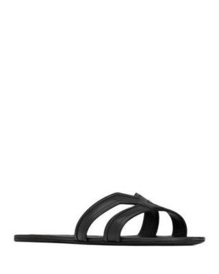 Women's Mabrouka Slides by SAINT LAURENT