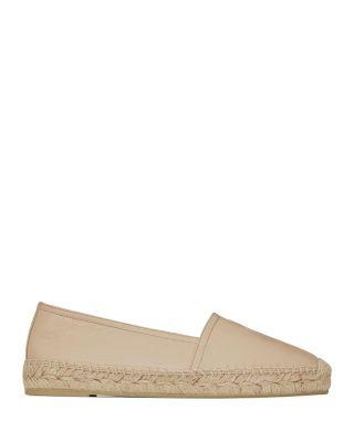 Women's Monogram Flat Espadrilles in Lambskin by SAINT LAURENT