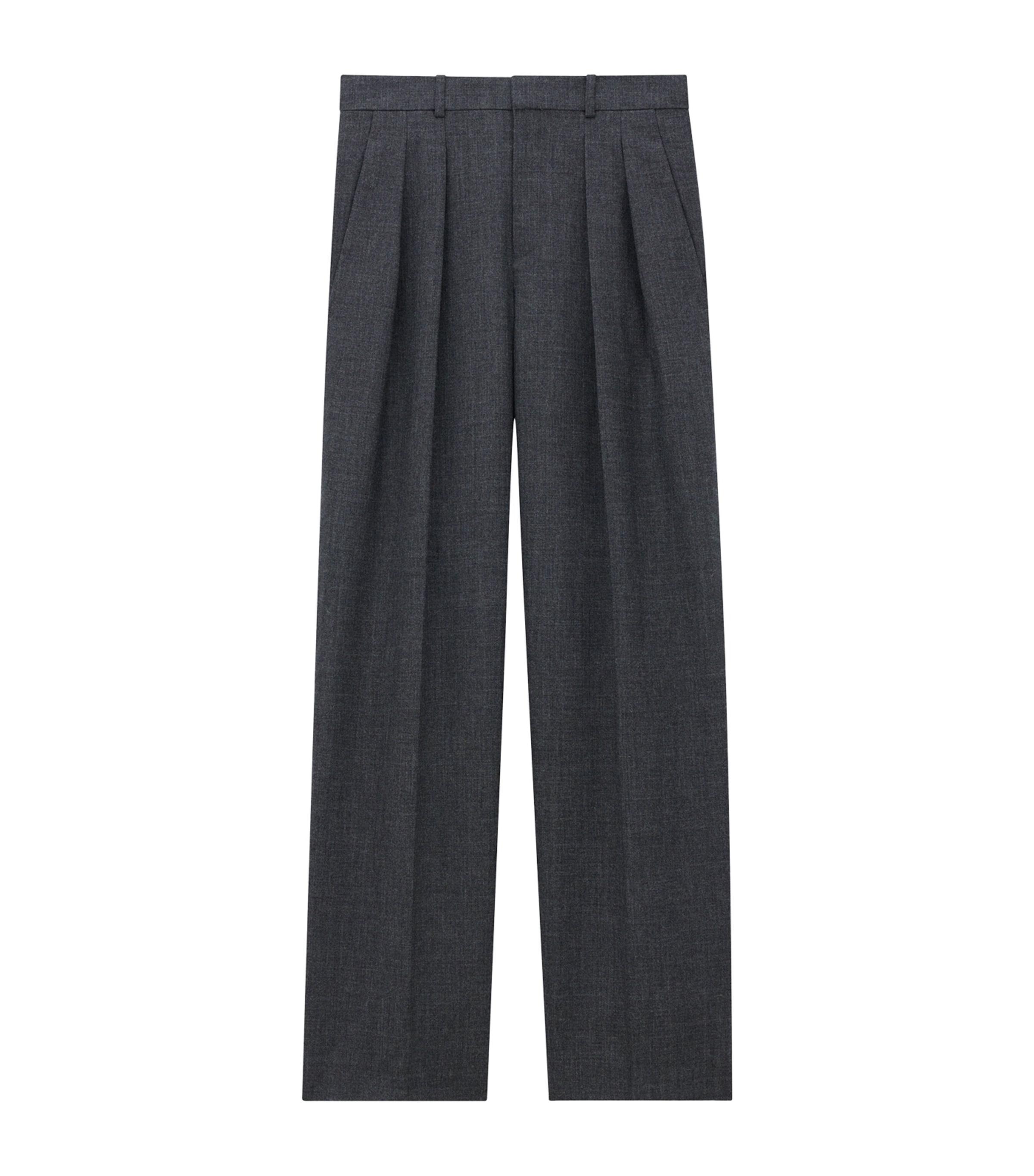 Wool Chiné Trousers by SAINT LAURENT