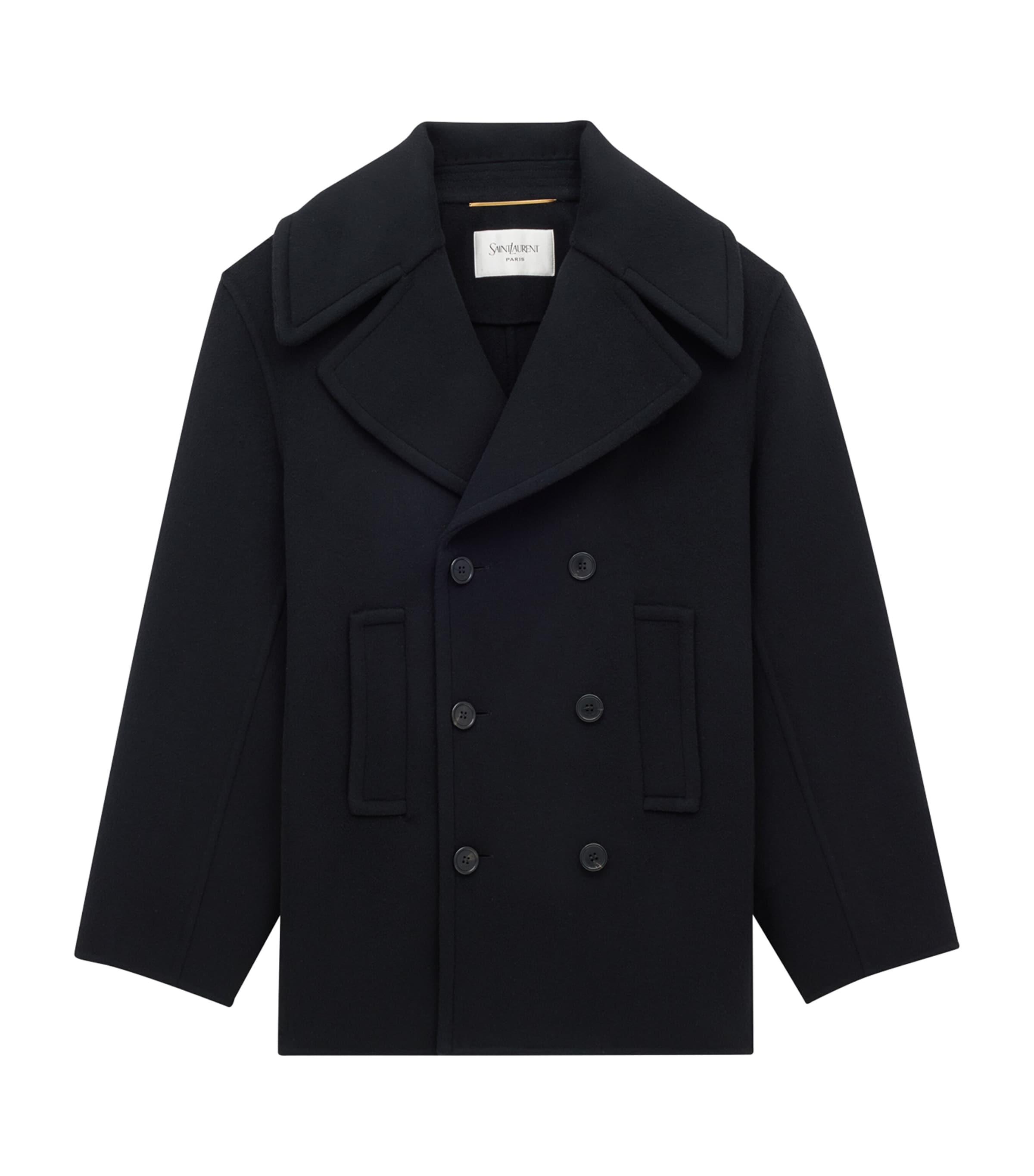 Wool Pea Coat by SAINT LAURENT