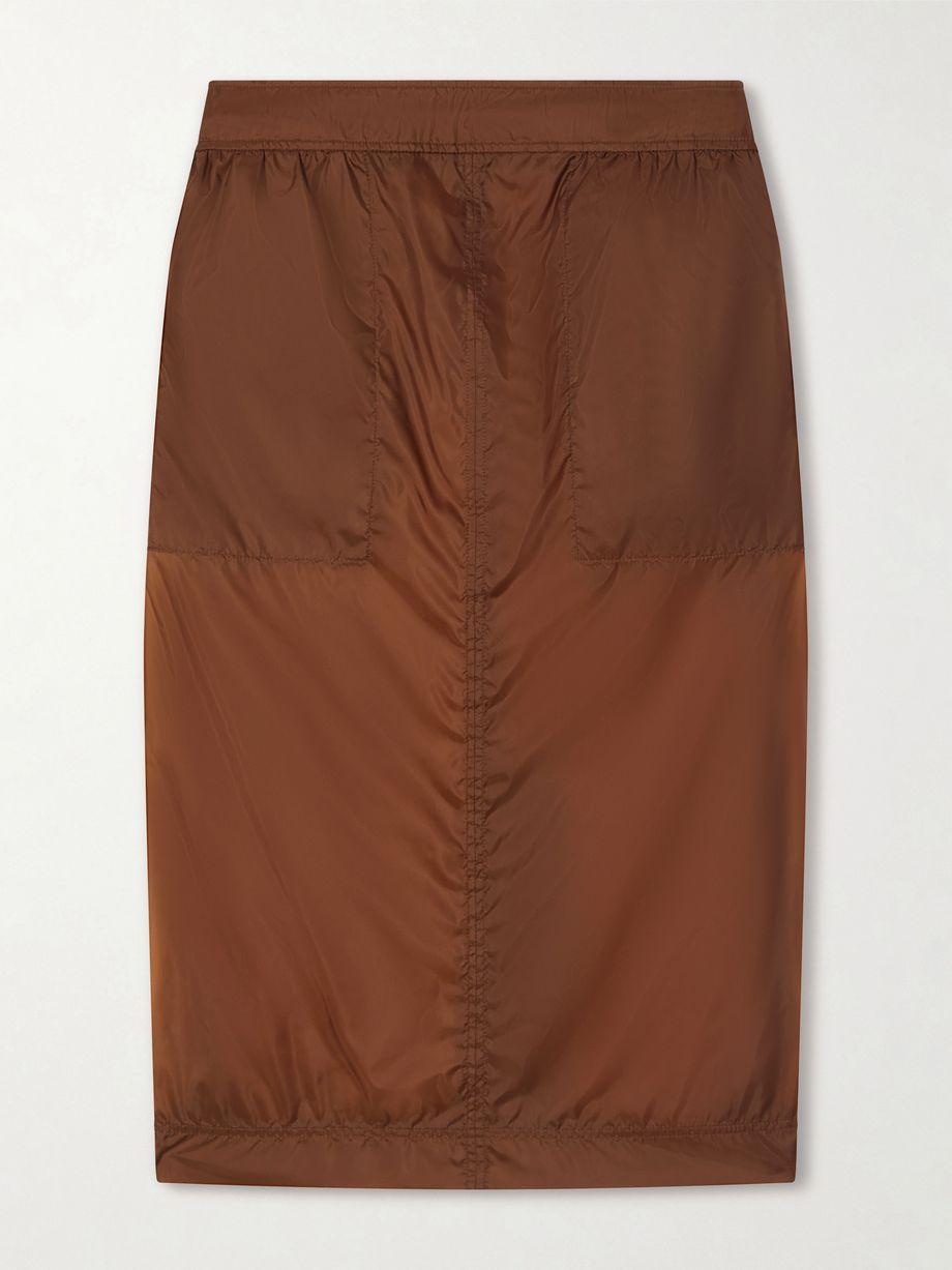 Woven midi skirt by SAINT LAURENT