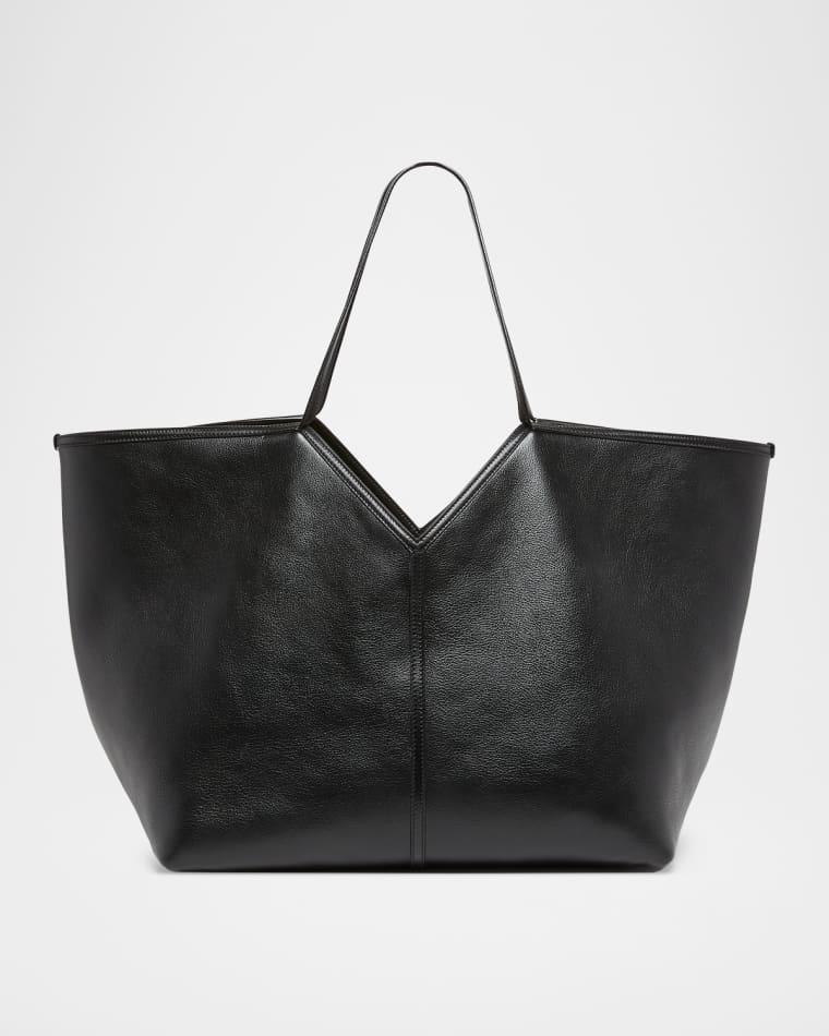 Y Slim Tote Bag in Leather by SAINT LAURENT