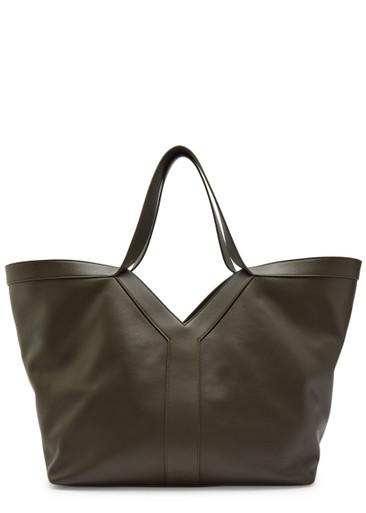 Y leather tote bag by SAINT LAURENT