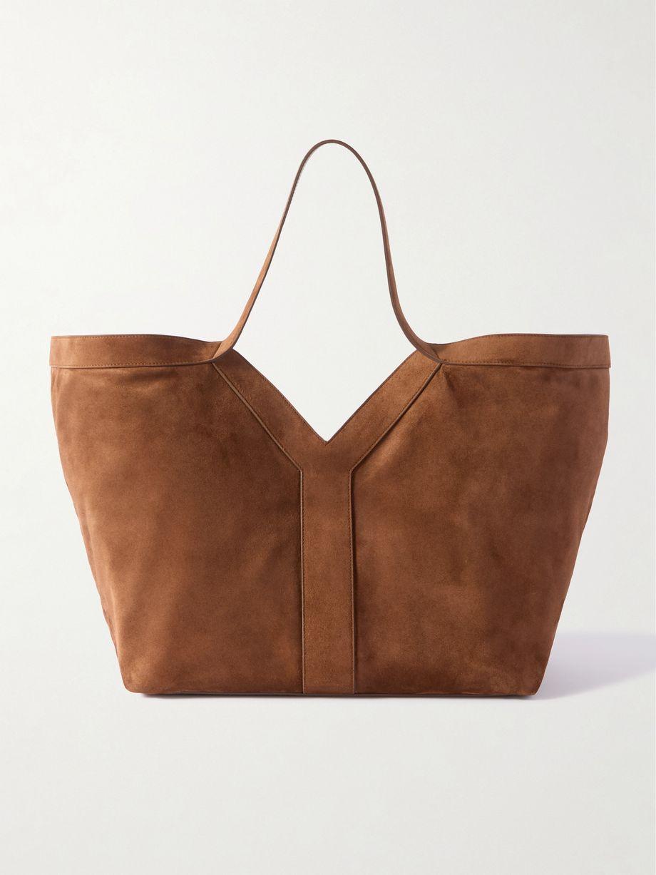 Y suede tote by SAINT LAURENT