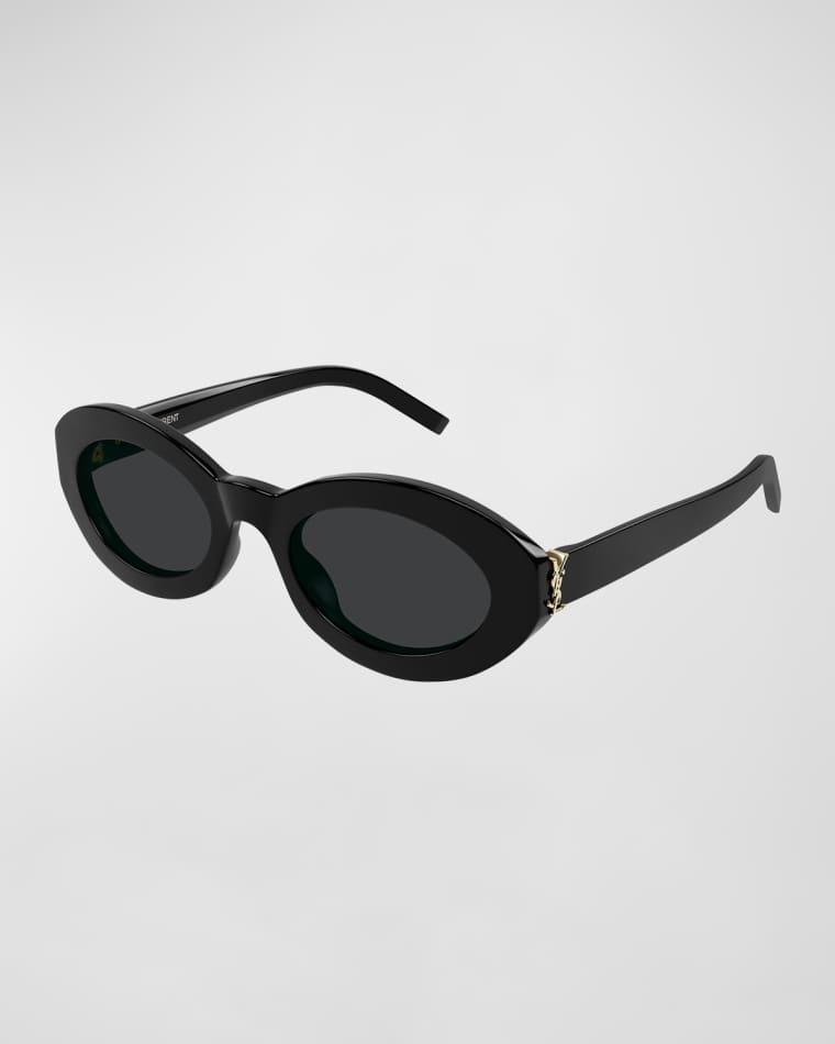 YSL Acetate Oval Sunglasses by SAINT LAURENT