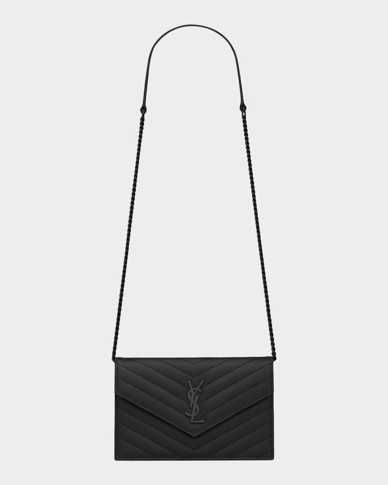 YSL Chevron Quilted Leather Crossbody Bag by SAINT LAURENT