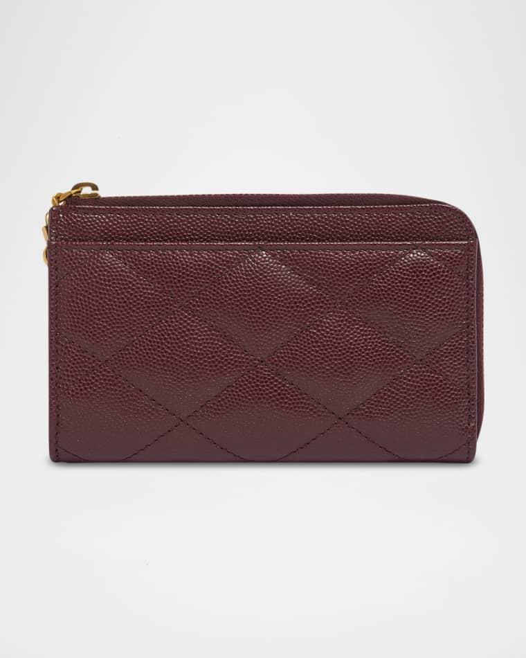 YSL Quilted Leather Wallet by SAINT LAURENT