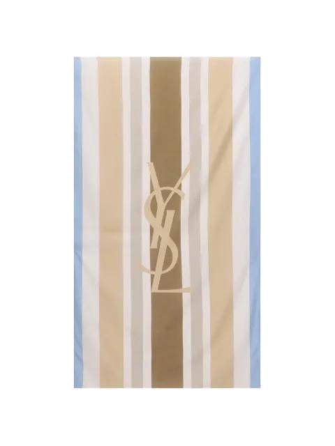 YSL striped scarf by SAINT LAURENT