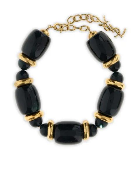 beaded necklace by SAINT LAURENT