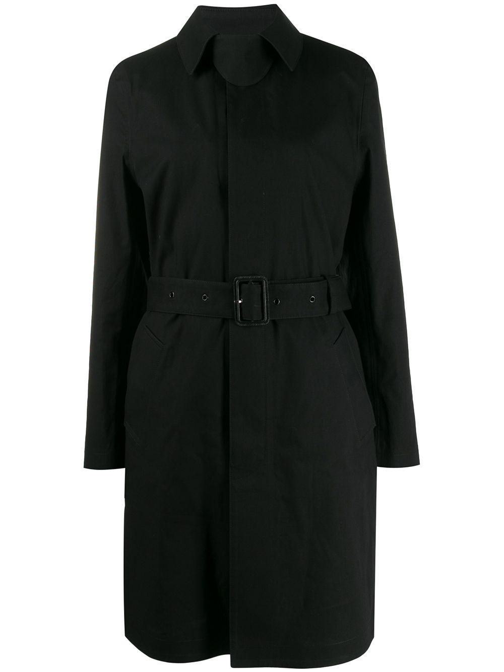 belted car coat by SAINT LAURENT