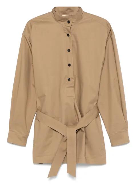 belted top by SAINT LAURENT