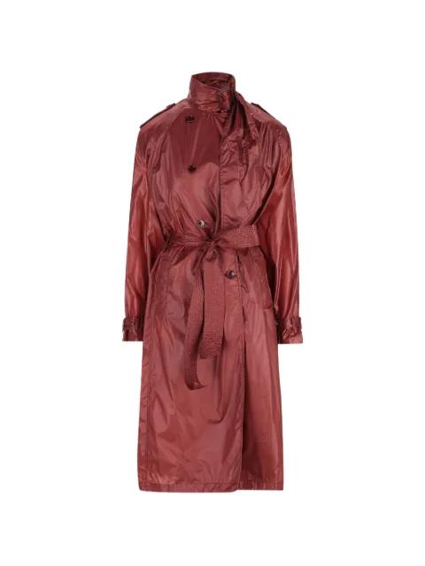 belted waterproof trench coat by SAINT LAURENT