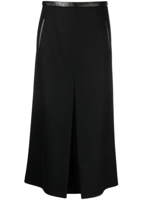 black skirt by SAINT LAURENT