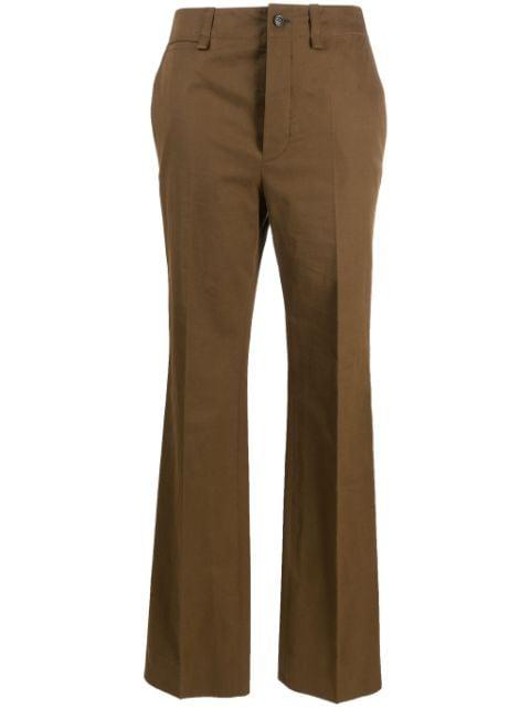 brown tailored trousers by SAINT LAURENT