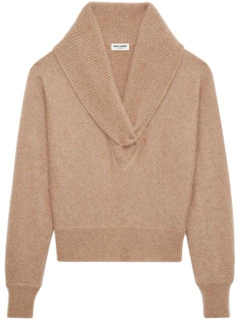 brushed sweater by SAINT LAURENT