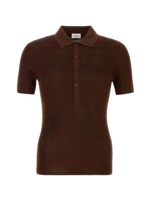 buttoned polo shirt by SAINT LAURENT
