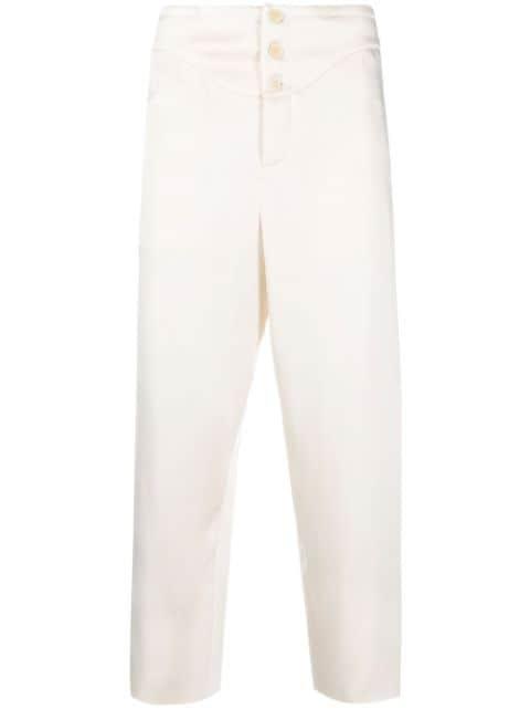buttoned slim trousers by SAINT LAURENT