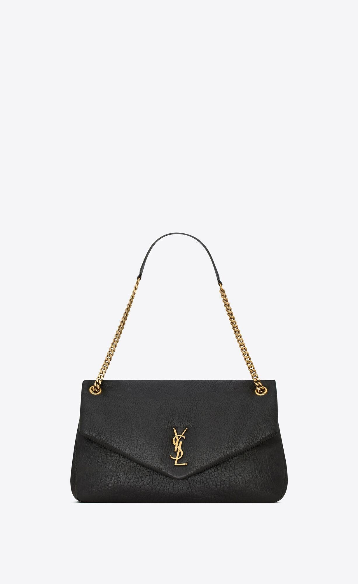 calypso large in grained lambskin by SAINT LAURENT