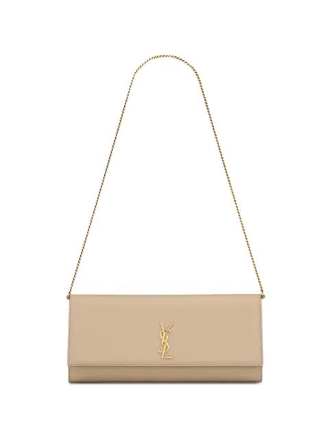 cassandre chain-leather clutch by SAINT LAURENT
