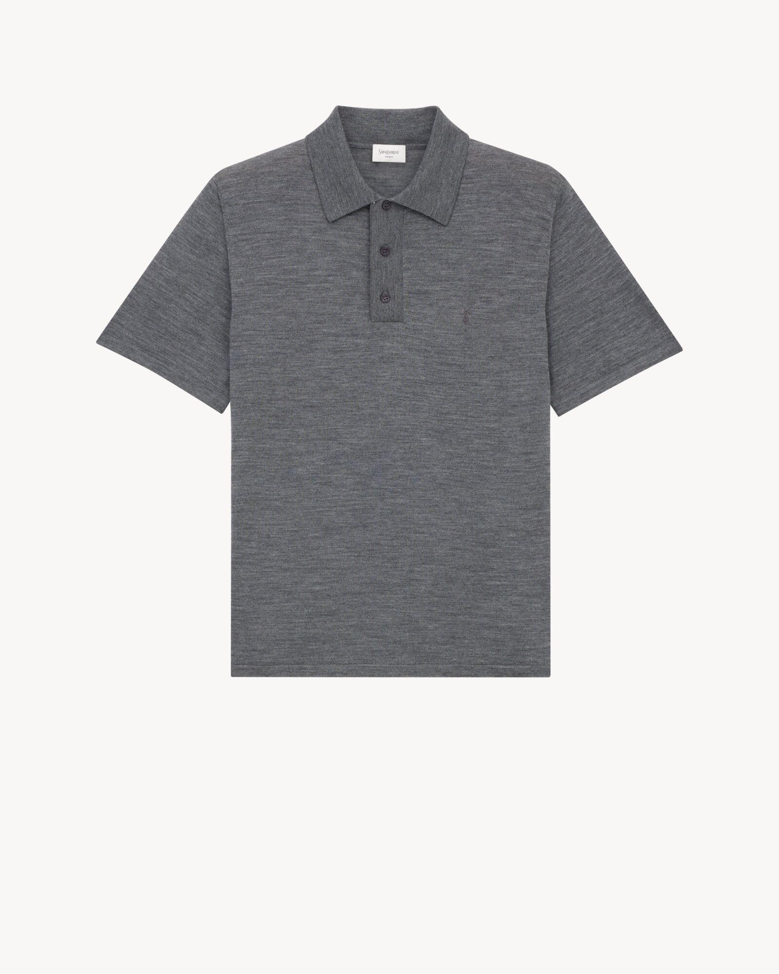 cassandre polo in wool by SAINT LAURENT