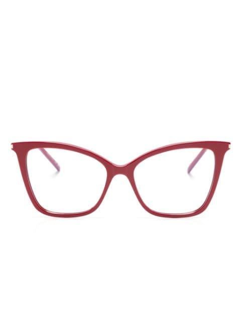 cat eye-frame glasses by SAINT LAURENT