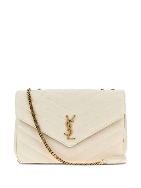 chevron-quilted chain bag by SAINT LAURENT