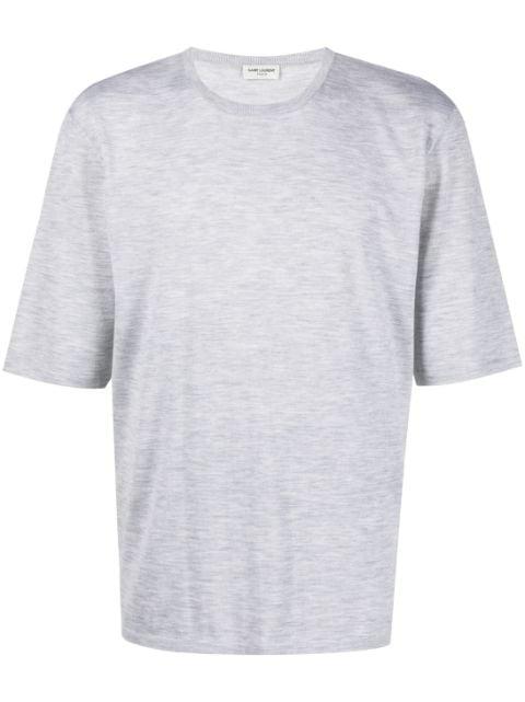 crew-neck short-sleeved sweatshirt by SAINT LAURENT