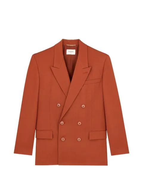 double-breasted blazer by SAINT LAURENT