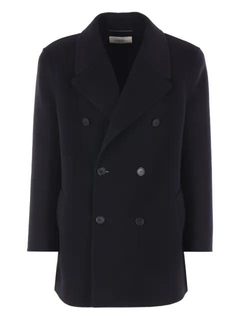 double-breasted coat by SAINT LAURENT