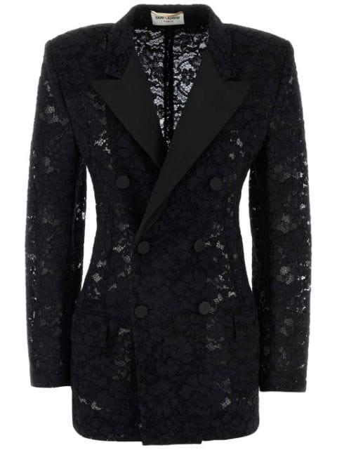 double-breasted tuxedo jacket by SAINT LAURENT