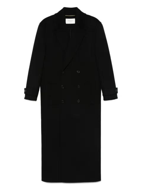 double-breasted wool coat by SAINT LAURENT